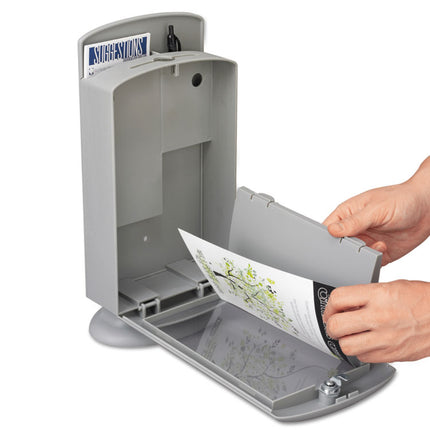 Customizable Plastic Suggestion Box, 7 x 5 x 14.5, Light Gray