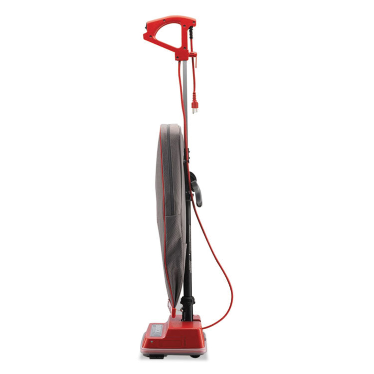 U2000r-1 Upright Vacuum, 12" Cleaning Path, Red/gray