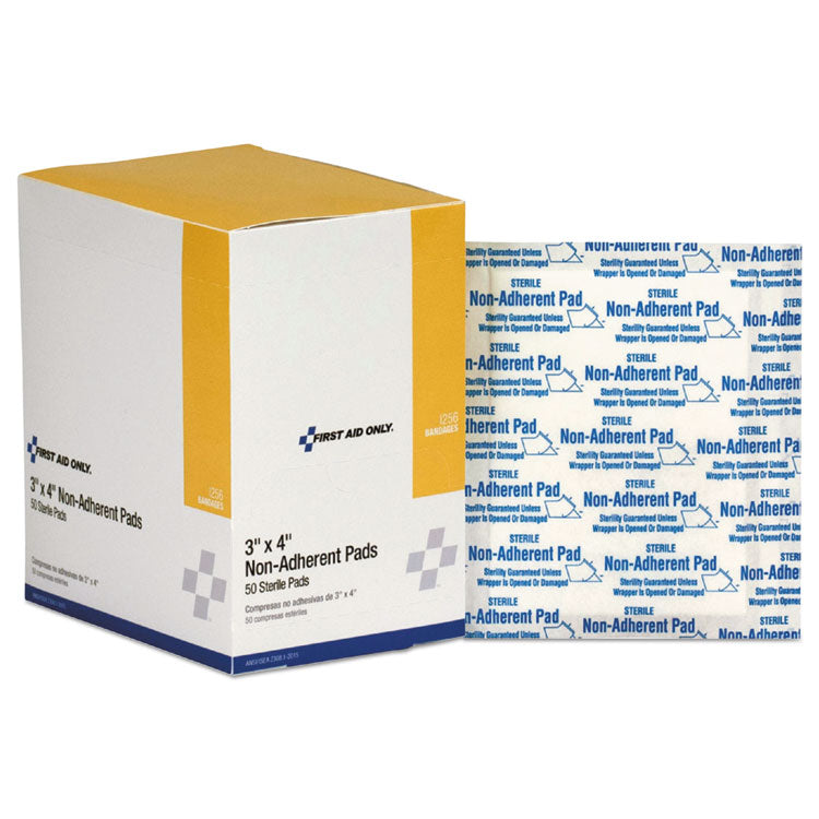 Refill For Smartcompliance General Business Cabinet, Non-Adherent Pads, 3 X 4 ,50/box