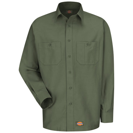 Dickies® Men's Canvas Long-Sleeve Work Shirt / WS10OG