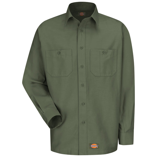 Dickies® Men's Canvas Long-Sleeve Work Shirt / WS10OG