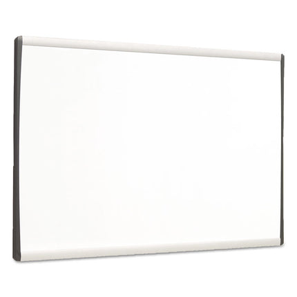 ARC Frame Cubicle Board, Magnetic Dry Erase, 24" x 14", White Surface, Satin Aluminum Frame