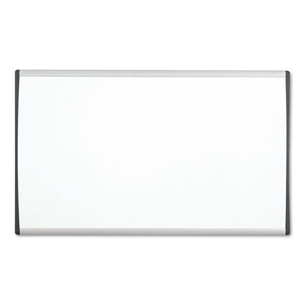 ARC Frame Cubicle Board, Magnetic Dry Erase, 24" x 14", White Surface, Satin Aluminum Frame