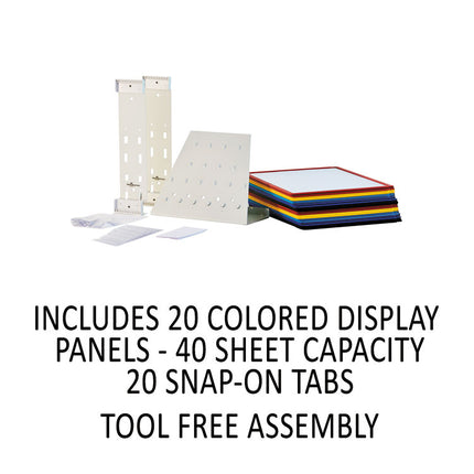 Vario Reference Desktop System, 20 Panels, Assorted Borders And Panels