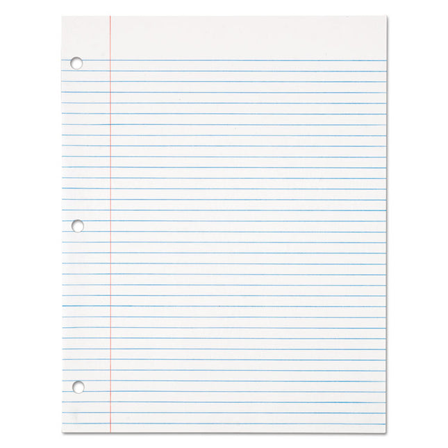 Filler Paper, 3-Hole, 8.5 X 11, Medium/college Rule, 500/pack