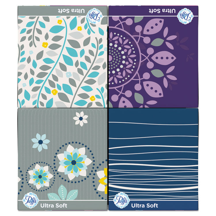 Ultra Soft Facial Tissue, 2-Ply, White, 56 Sheets/box, 4 Boxes/pack