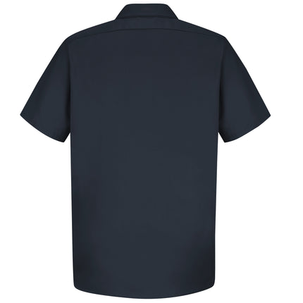 Red Kap® Men's Short Sleeve Wrinkle-Resistant Cotton Work Shirt / SC40DN