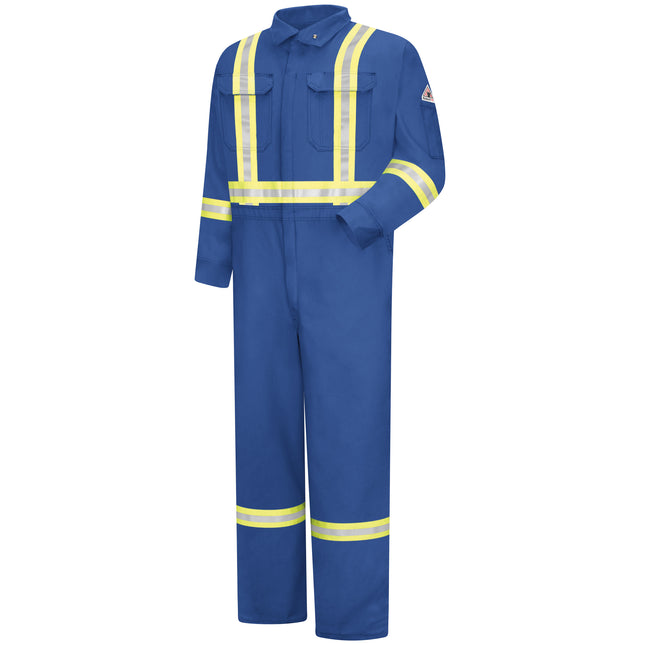 Bulwark® Men's Lightweight CoolTouch® 2 FR Premium Coverall with Reflective Trim / CMBCRB