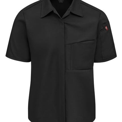 Red Kap® Women's Airflow Cook Shirt with OilBlok / 501WBK