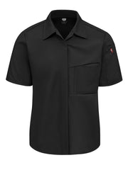 Red Kap® Women's Airflow Cook Shirt with OilBlok / 501WBK