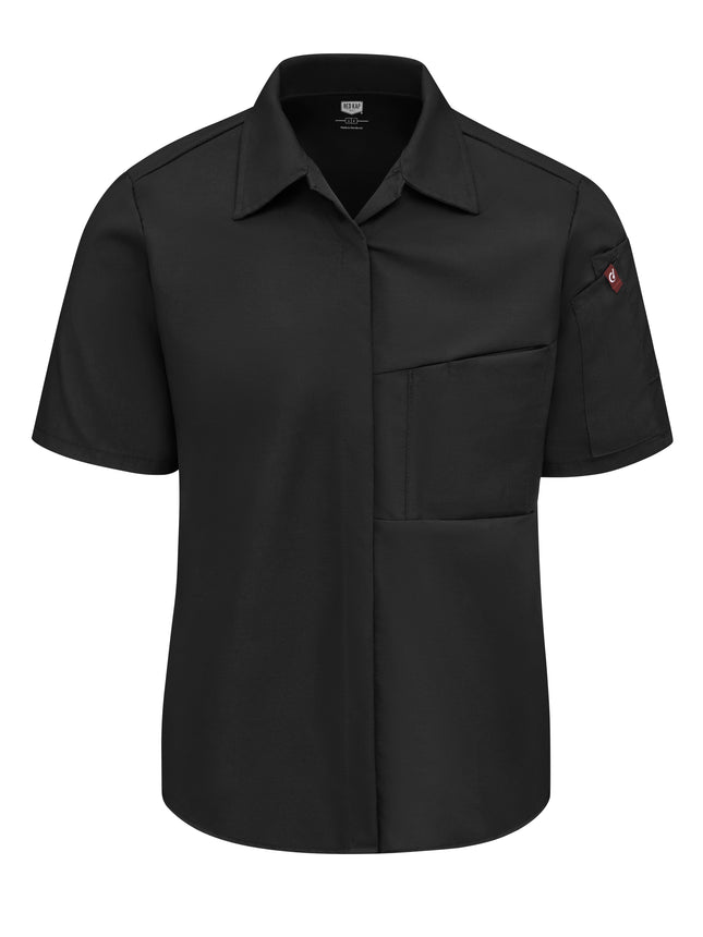 Red Kap® Women's Airflow Cook Shirt with OilBlok / 501WBK