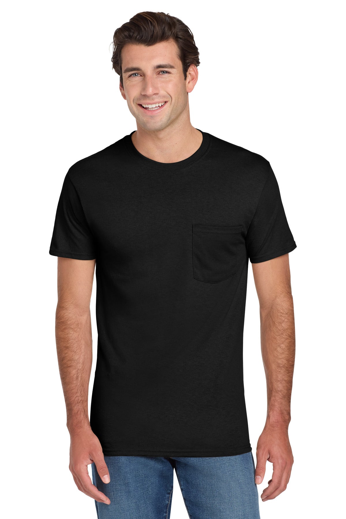 Jerzees® -  Dri-Power® 50/50 Cotton/Poly Pocket T-Shirt  29MP