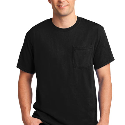 Jerzees ® -  Dri-Power ® 50/50 Cotton/Poly Pocket T-Shirt.  29MP