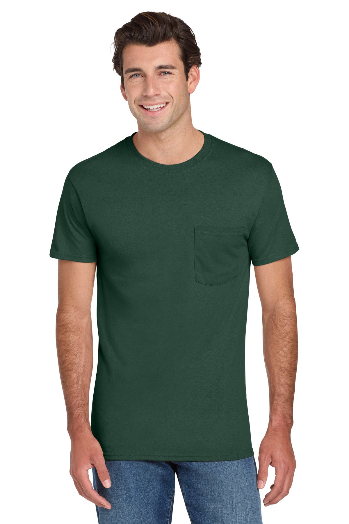 Jerzees® -  Dri-Power® 50/50 Cotton/Poly Pocket T-Shirt  29MP