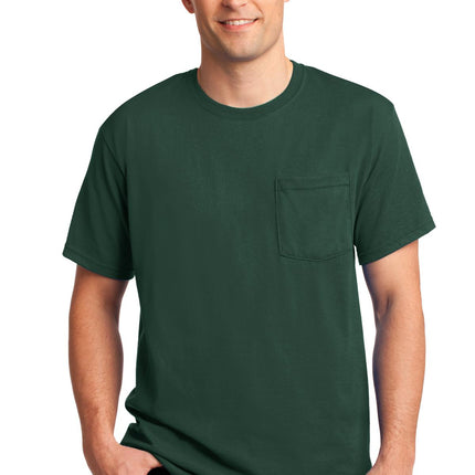 Jerzees ® -  Dri-Power ® 50/50 Cotton/Poly Pocket T-Shirt.  29MP