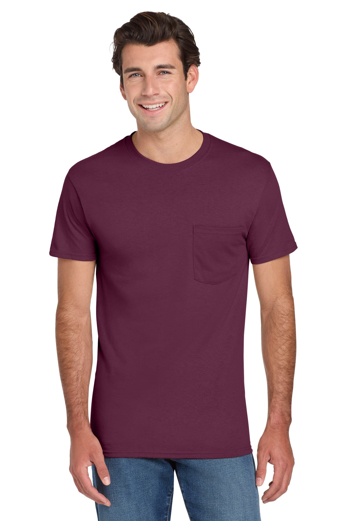 Jerzees® -  Dri-Power® 50/50 Cotton/Poly Pocket T-Shirt  29MP