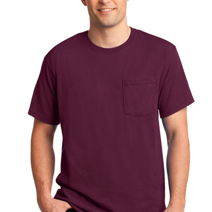 Jerzees ® -  Dri-Power ® 50/50 Cotton/Poly Pocket T-Shirt.  29MP