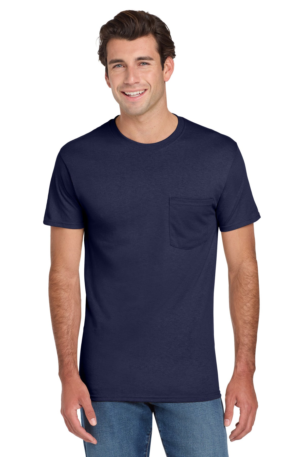 Jerzees® -  Dri-Power® 50/50 Cotton/Poly Pocket T-Shirt  29MP