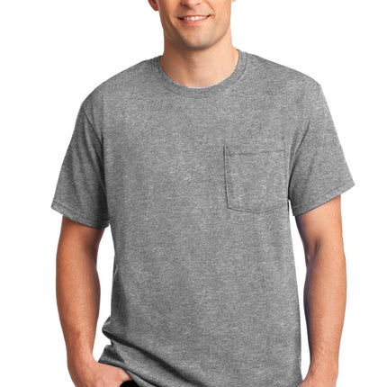 Jerzees ® -  Dri-Power ® 50/50 Cotton/Poly Pocket T-Shirt.  29MP