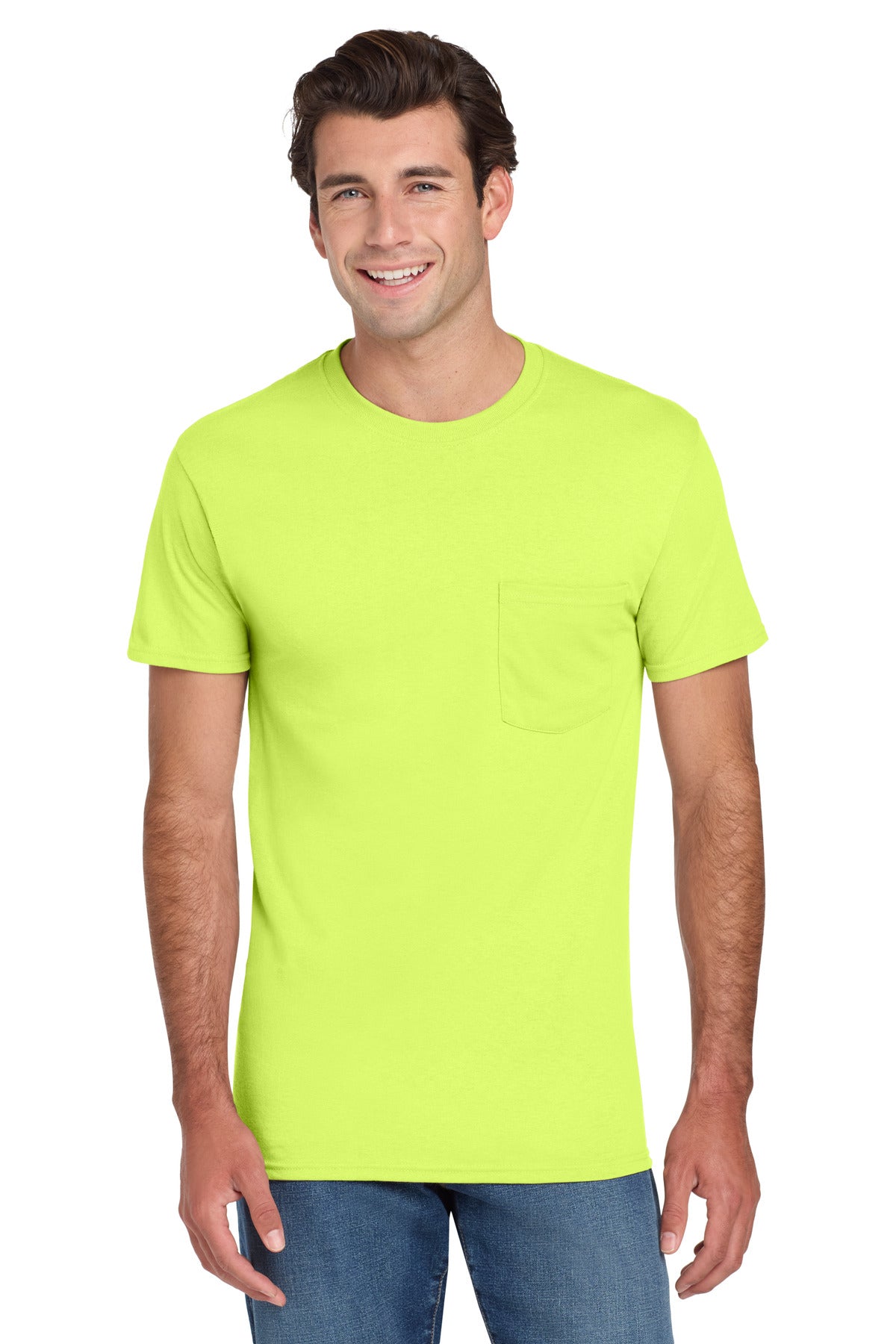 Jerzees® -  Dri-Power® 50/50 Cotton/Poly Pocket T-Shirt  29MP