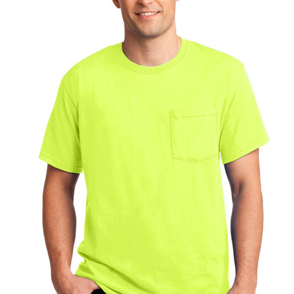 Jerzees ® -  Dri-Power ® 50/50 Cotton/Poly Pocket T-Shirt.  29MP