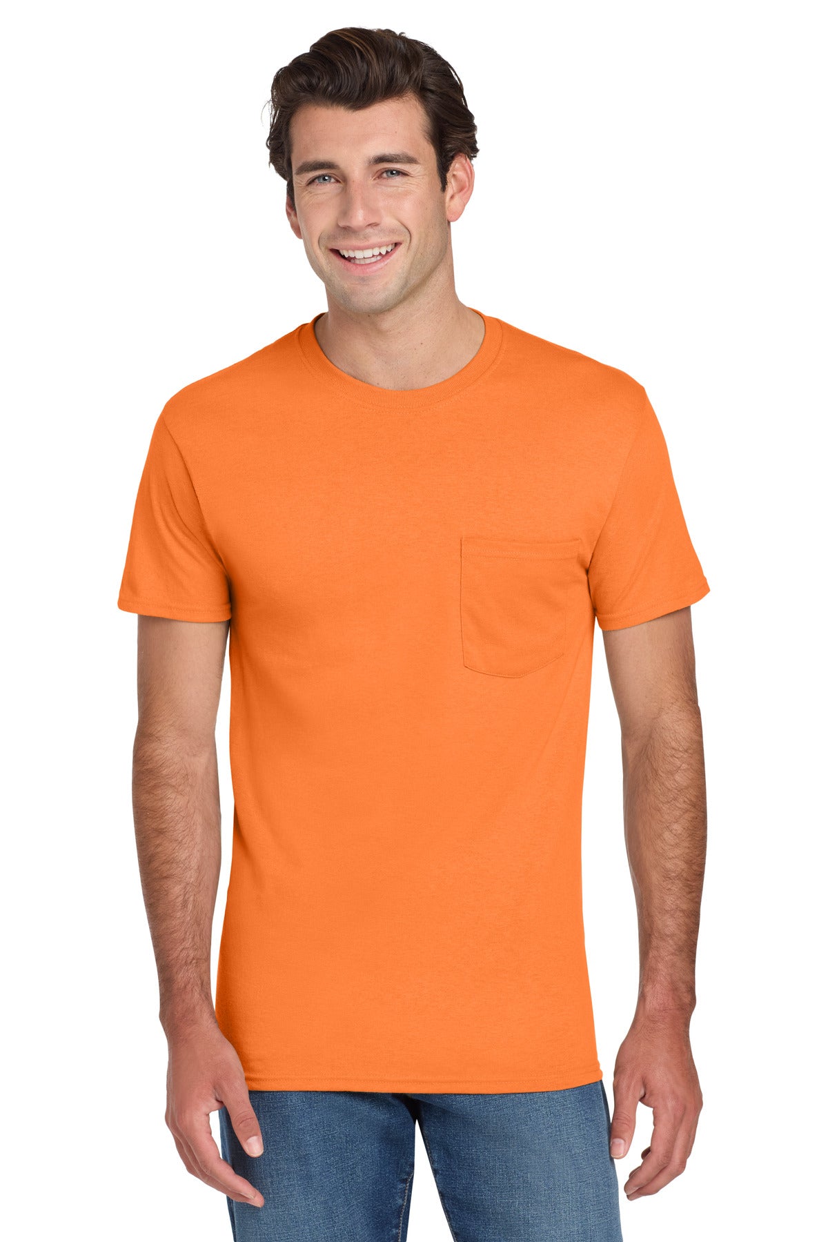 Jerzees® -  Dri-Power® 50/50 Cotton/Poly Pocket T-Shirt  29MP