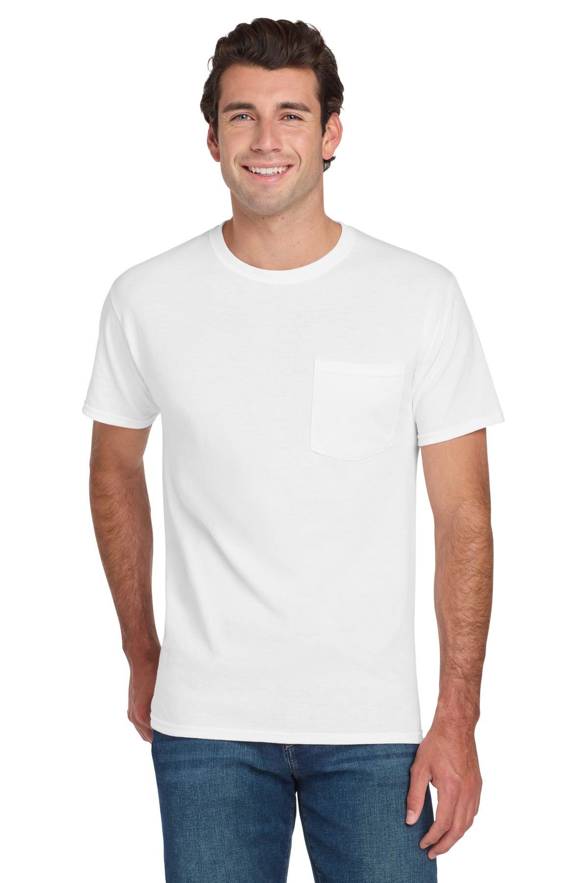 Jerzees® -  Dri-Power® 50/50 Cotton/Poly Pocket T-Shirt  29MP