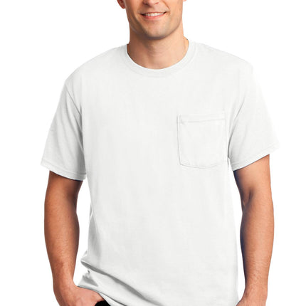 Jerzees ® -  Dri-Power ® 50/50 Cotton/Poly Pocket T-Shirt.  29MP
