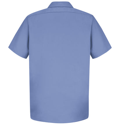 Red Kap® Men's Short Sleeve Wrinkle-Resistant Cotton Work Shirt / SC40LB