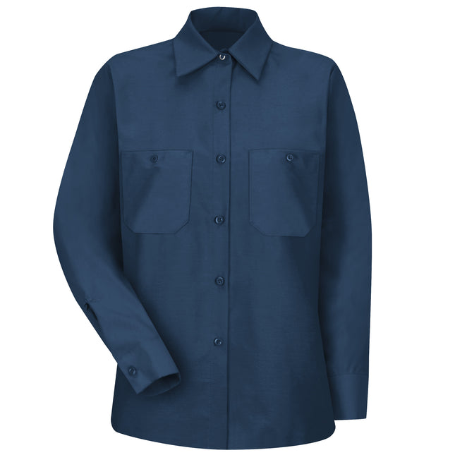 Red Kap® Women's Long Sleeve Industrial Work Shirt / SP13NV