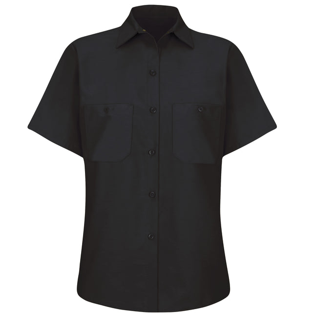 Red Kap® Women's Short Sleeve Industrial Work Shirt / SP23BK