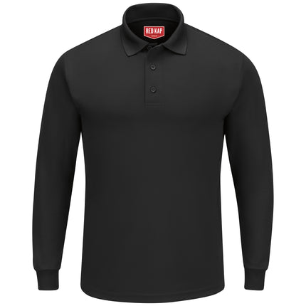 Red Kap® Men's Long Sleeve Performance Knit® Polo / SK6LBK