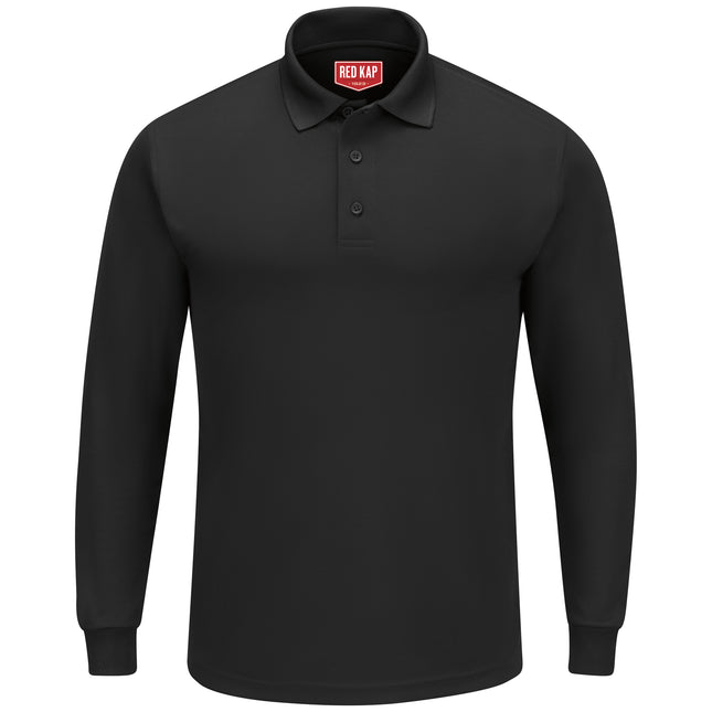 Red Kap® Men's Long Sleeve Performance Knit® Polo / SK6LBK