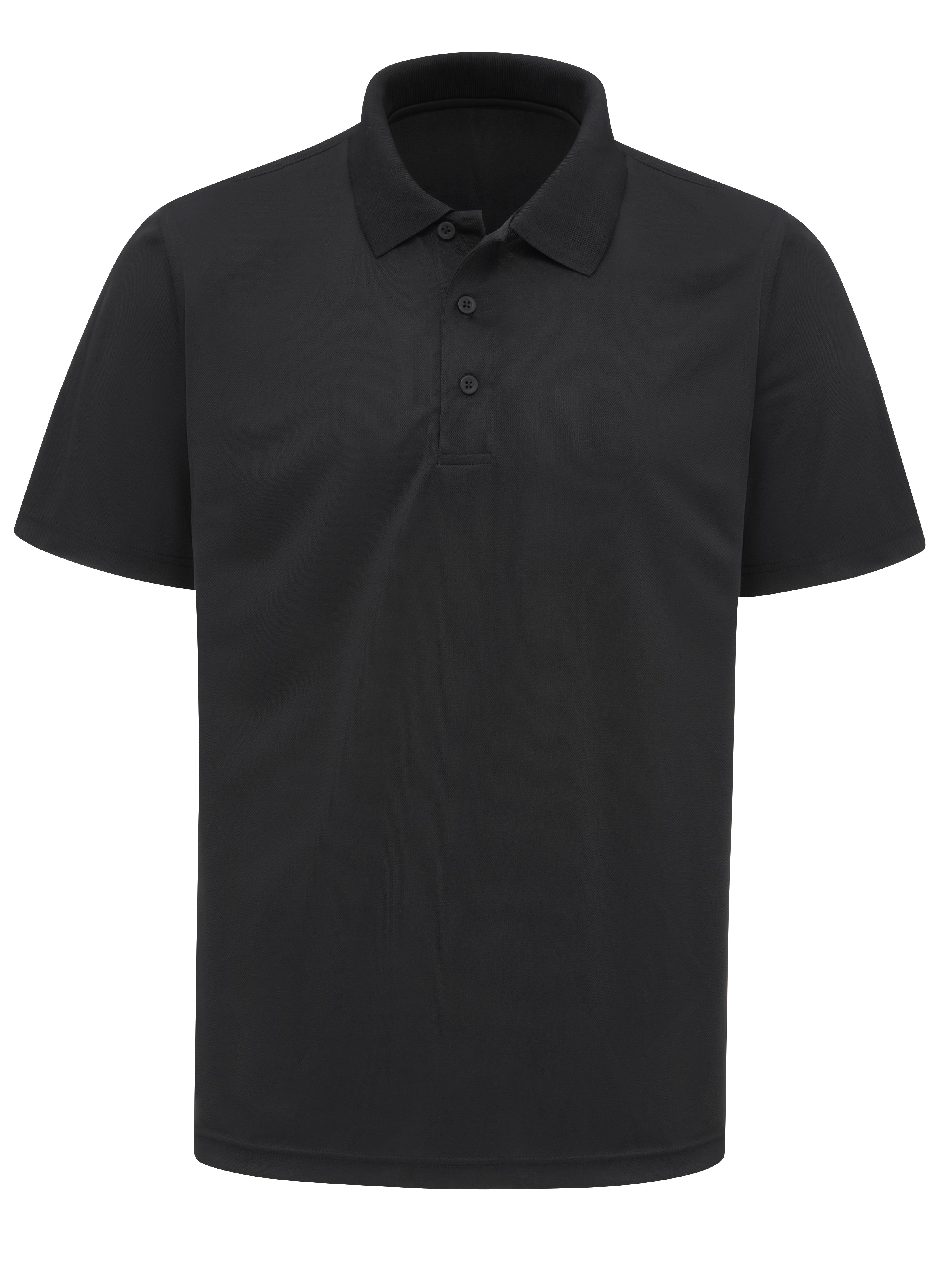 Red Kap® Men's Short Sleeve Performance Knit® Pocketless Core Polo / SK96BK