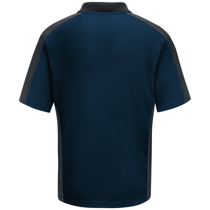 Red Kap® Men's Short Sleeve Performance Knit® Two-Tone Polo / SK54NC