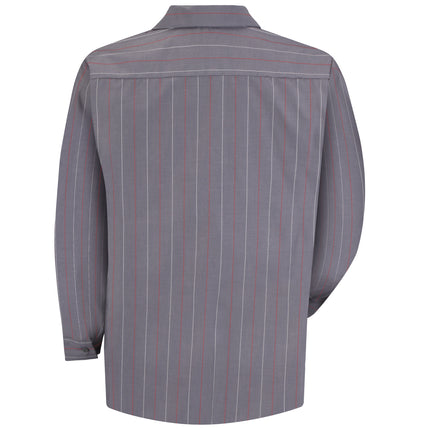 Red Kap® Men's Long Sleeve Industrial Stripe Work Shirt / SP14CR