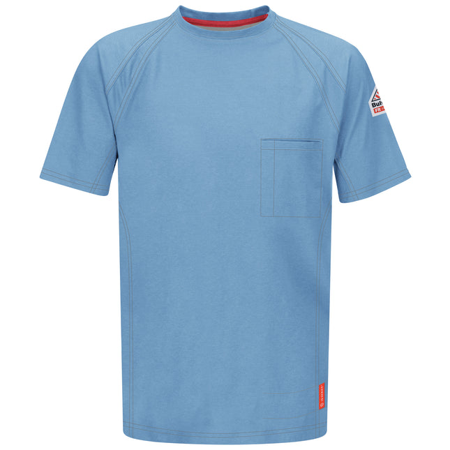 Bulwark® iQ Series® Comfort Knit Men's FR Short Sleeve T-Shirt / QT30BL