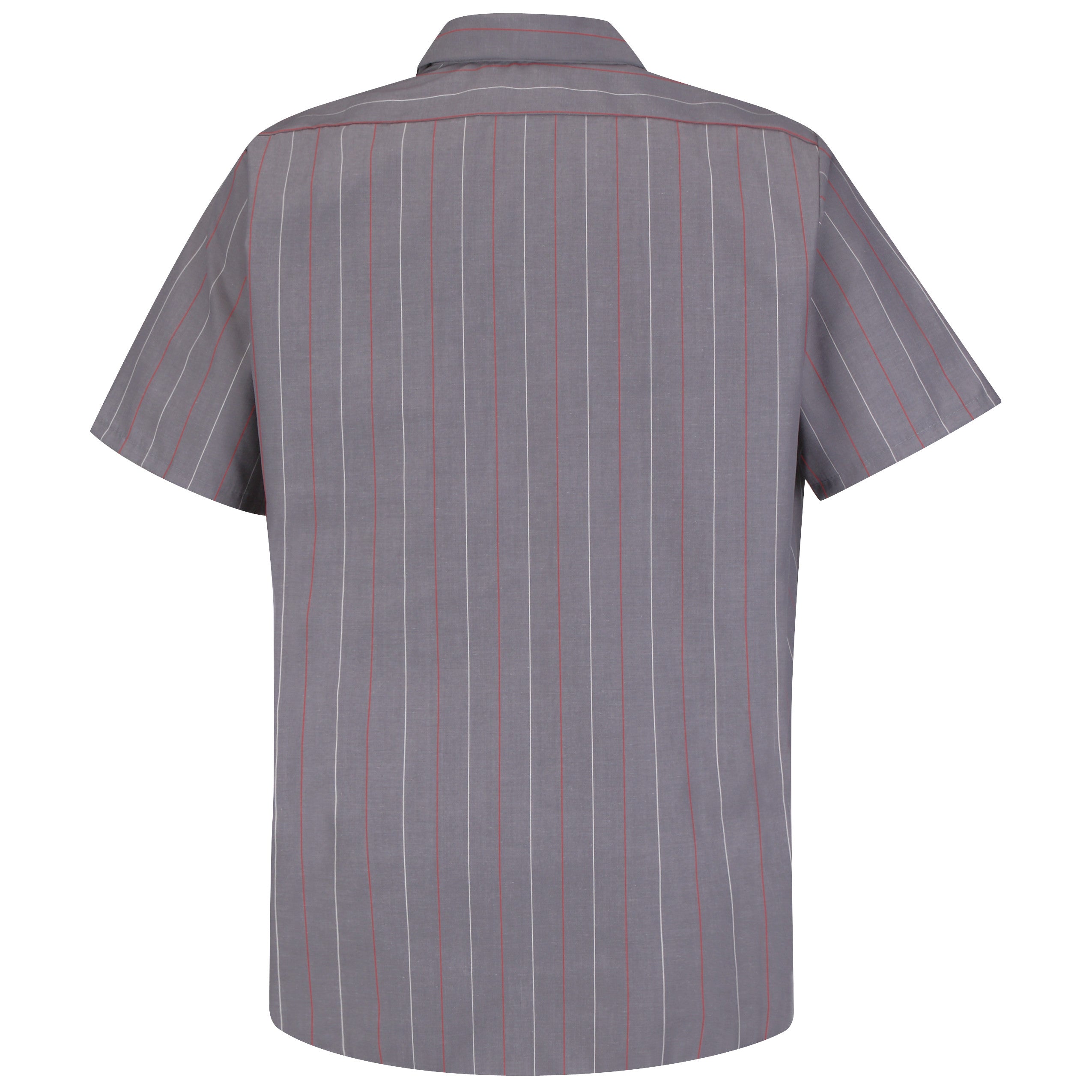 Red Kap® Men's Short Sleeve Industrial Stripe Work Shirt / SP24CR