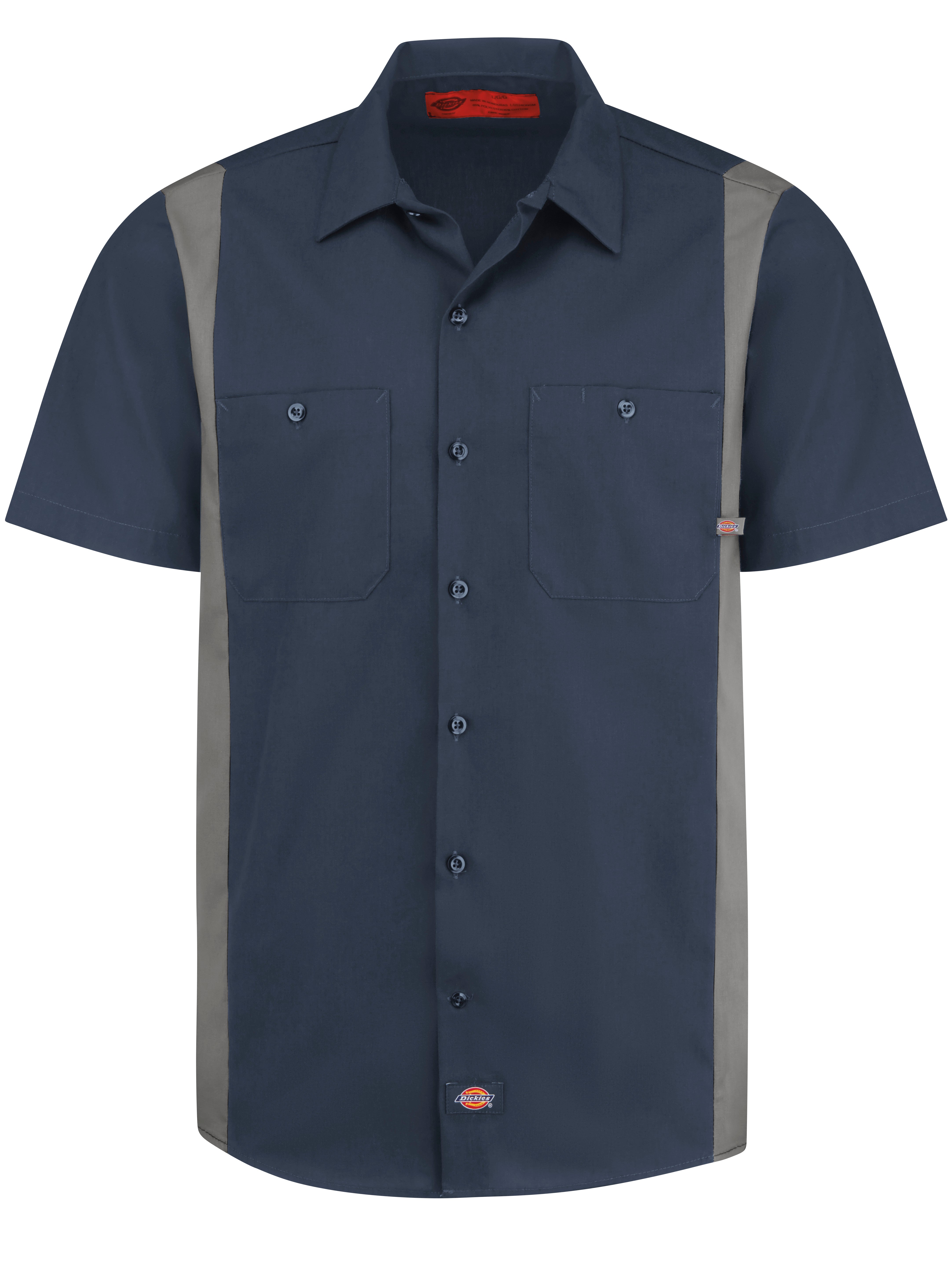 Dickies® Men's Industrial Color Block Short-Sleeve Shirt / 24DNSM