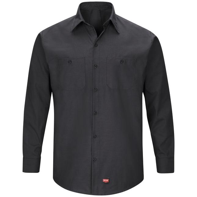 Red Kap® Men's Long Sleeve Work Shirt with MIMIX® / SX10BK
