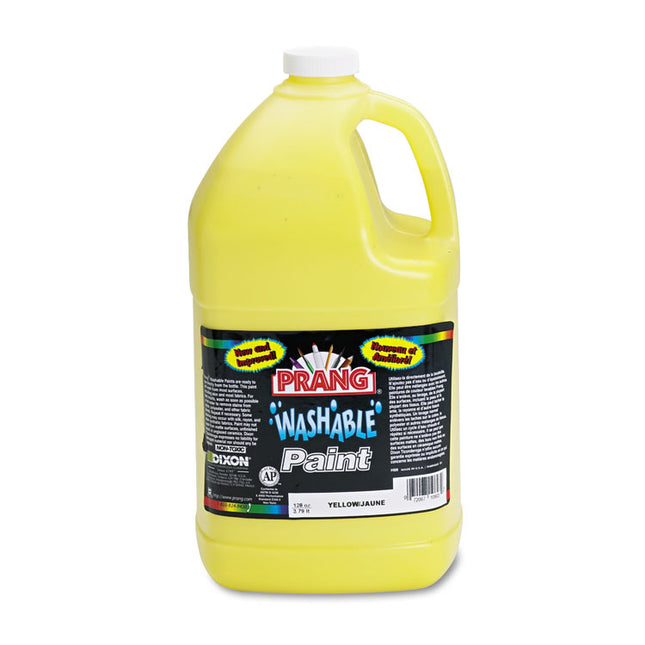 Washable Paint, Yellow, 1 Gal Bottle