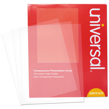 Black And White Laser Printer Transparency Film, 8.5 X 11, 100/pack