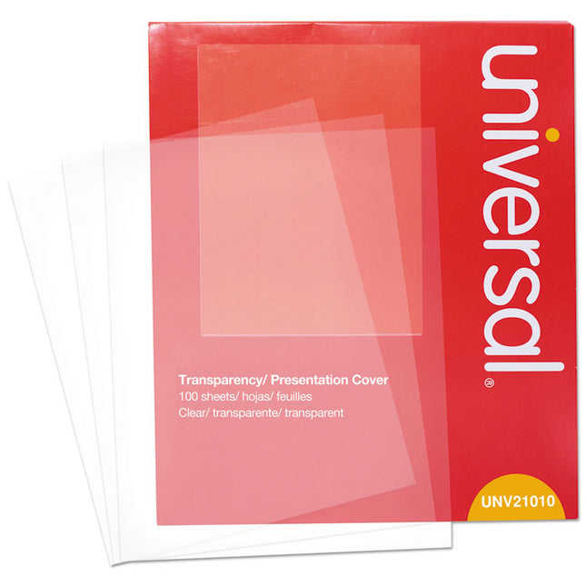 Black And White Laser Printer Transparency Film, 8.5 X 11, 100/pack