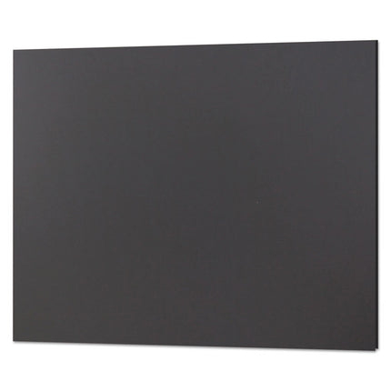 Foam Board, CFC-Free Polystyrene, 20 x 30, Black Surface and Core, 10/Carton
