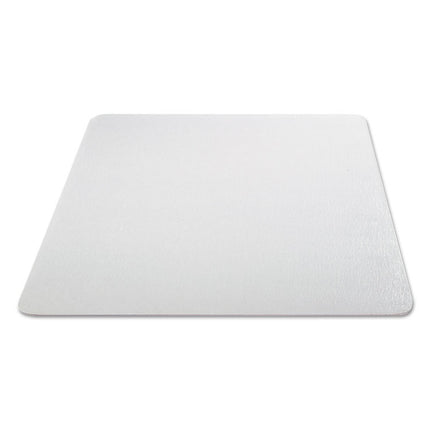 All Day Use Non-Studded Chair Mat For Hard Floors, 46 X 60, Rectangular, Clear