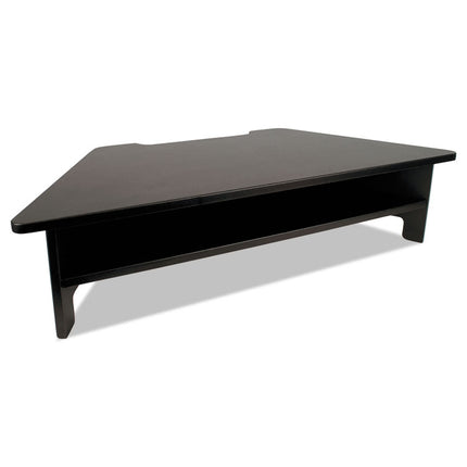 Dc050 High Rise Collection Monitor Stand, 27" X 11.5" X 6.5" To 7.5", Black, Supports 40 Lbs