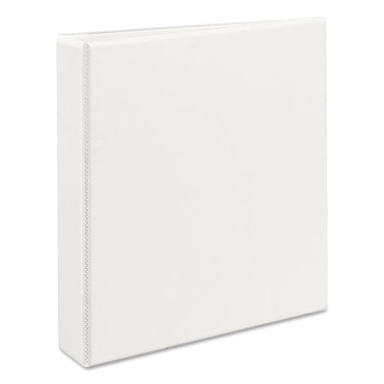 Heavy-Duty View Binder With Durahinge And One Touch Ezd Rings, 3 Rings, 1.5" Capacity, 11 X 8.5, White