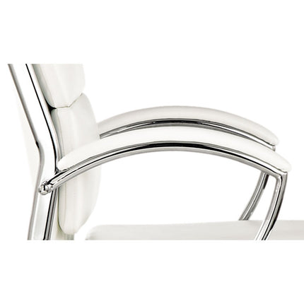 Alera Neratoli Series Replacement Arm Pads for Alera Neratoli Series Chairs, Faux Leather, 1.77 x 15.15 x 0.59, White, 2/Set