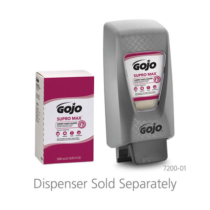 SUPRO MAX Heavy Duty Hand Cleaner, Refill for GOJO PRO TDX 2000 Dispenser, Cherry Fragrance, 2,000 mL, 4/Carton