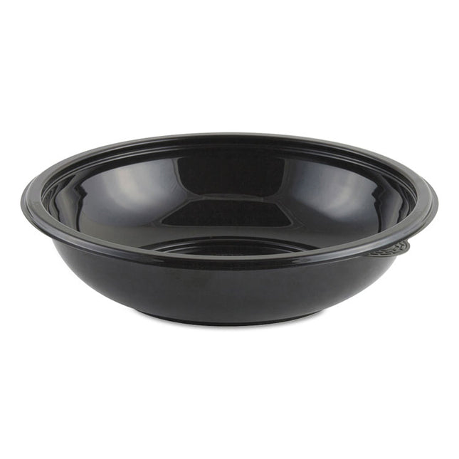 Crystal Classics Bowl, 32 oz, 8.5" Diameter x 2.14" h, Black, Plastic, 300/Carton